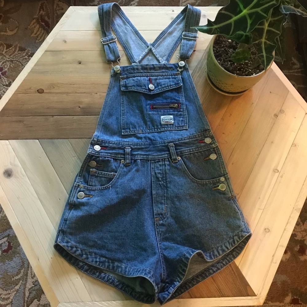 Yo Yo Jeans Overall Jean Shorts